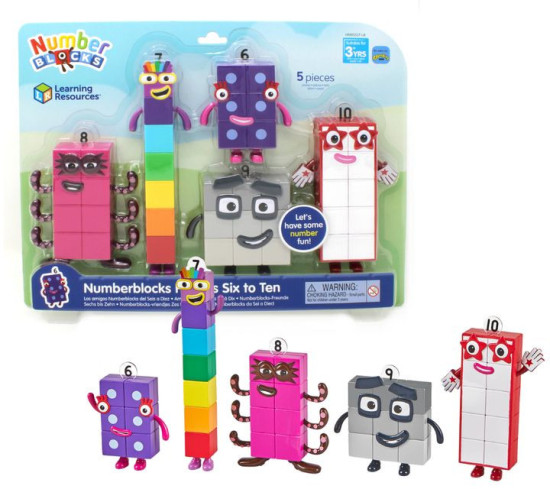 Numberblocks набор для изучения счета от 6 до 10