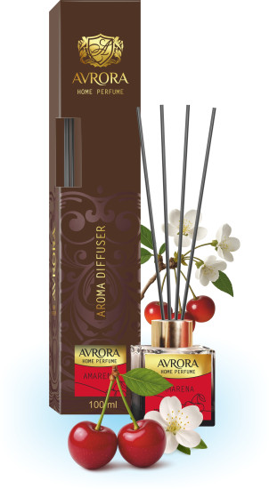 «Avrora Home Perfume» Аромадиффузор «AMARENA» 100 мл «Avrora Home Perfume» Сұйық диффузор «AMARENA» 100 мл