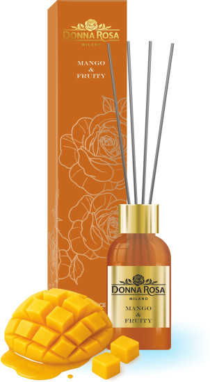 «Donna Rosa» Аромадиффузор «Mango & Fruity» «Donna Rosa» Сұйық диффузор «Mango & Fruity»