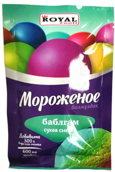 Сухая смесь для приготовления мороженого «Баблгам», 100г