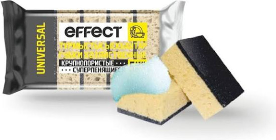 «EFFECT» Губки хозяйственные «UNIVERSAL», 5 шт «EFFECT» тұрмыстық губкалар«UNIVERSAL» 5 дана