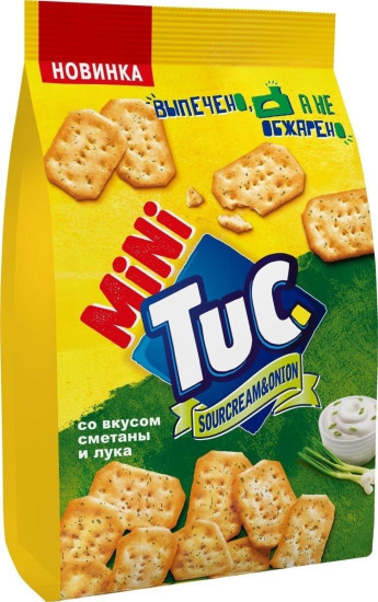 Крекер-мини Mini «Сметана и лук»