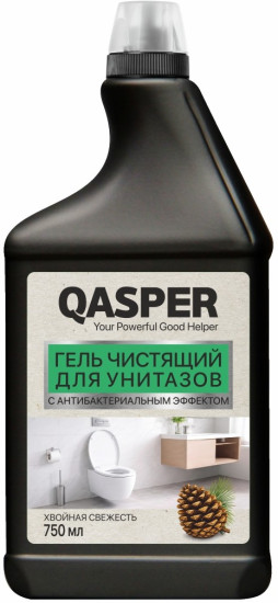 «QASPER» Гель чистящий для унитазов «Хвойная свежесть» «QASPER» Унитазға арналған тазартқыш гель «Қылқан балғындығы» 750МЛ