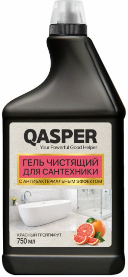 «QASPER» Гель чистящий для сантехники «Красный грейпфрут» «QASPER» сантехниканы тазалауға арналған гель «Қызыл грейпфрут»