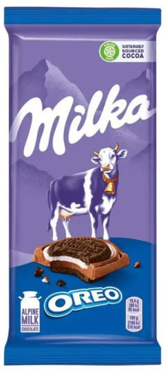 Шоколад молочный круглым печеньем «Oreo»