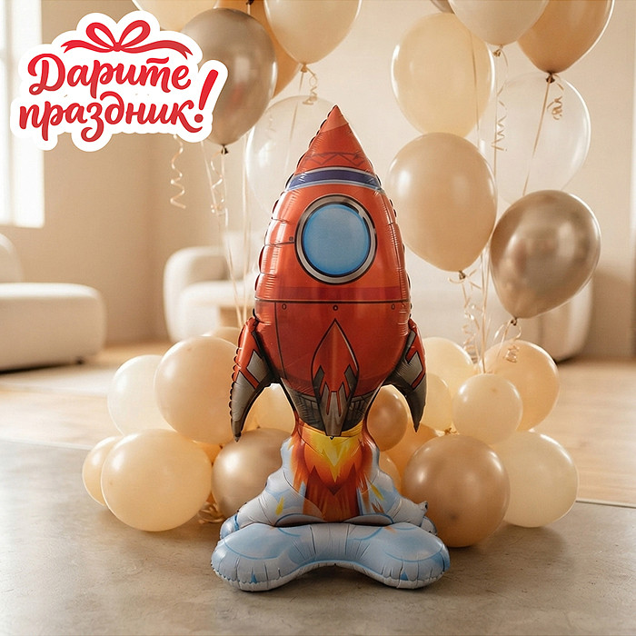 Фигура-шар «Ракета» | Дарите праздник