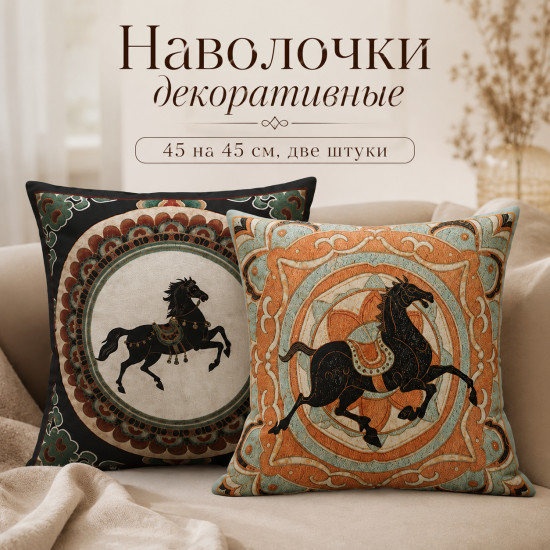 Наволочки декоративные 45*45 см,2шт
