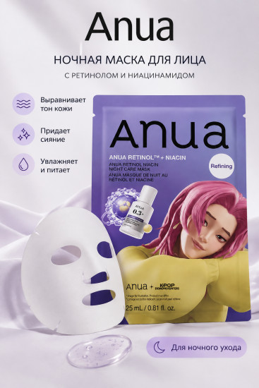 Маска RETINOL+NIACIN Refining