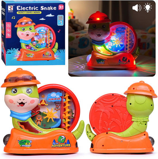 Игрушка музыкальная «Любопытная гусеничка»