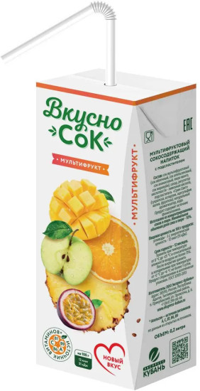 Напиток сокосодержащий «Мультифрукт»