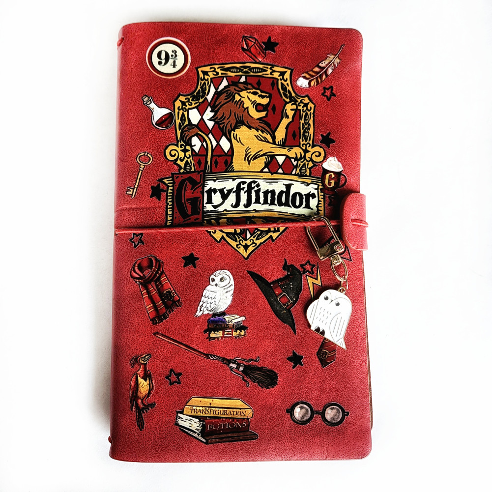 Кожаный блокнот «Gryffindor» | Carrero Kids