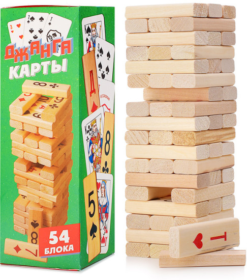 Игра настольная «Джанга карты»