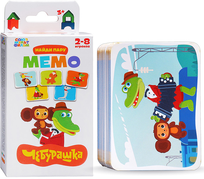 Игра настольная Мемо «Чебурашка»