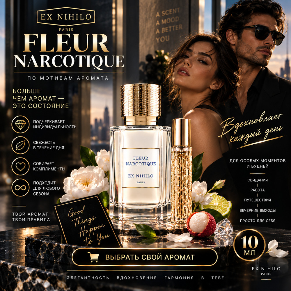 Духи Fleur Narcotique Ex Nihilo для мужчин и женщин