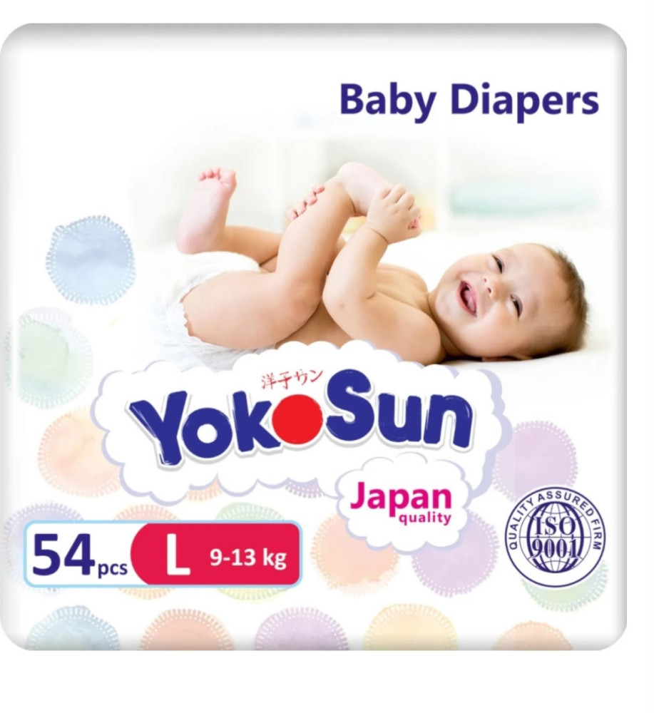 Подгузники Comfort+ L, 54 шт | YokoSun