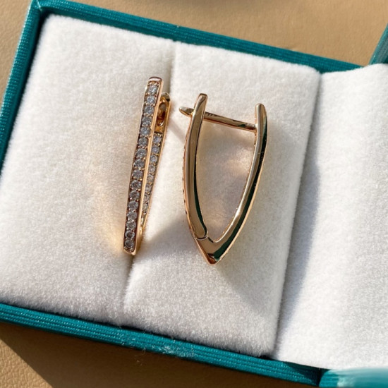 Серьги из медицинского золота