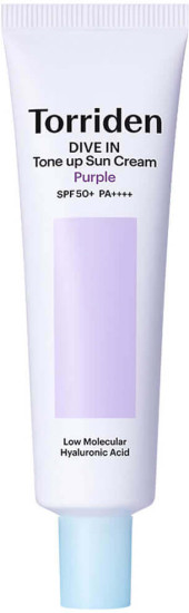 Крем солнцезащитный Dive In Tone Up Purple SPF50+