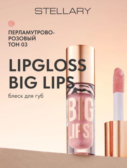 Блеск для губ — Lipgloss Big Lips, тон 03