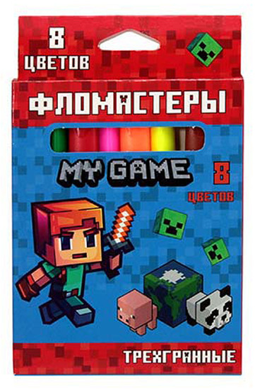 Набор фломастеров «My game»