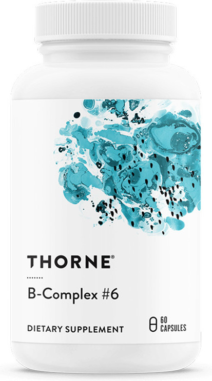 Комплекс витаминов B 6, B-Complex 6, Thorne, 60 капсул | Thorne