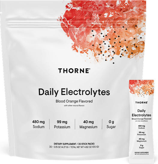 Ежедневные электролиты со вкусом красного апельсина, Daily Electrolytes, 30 пакетиков