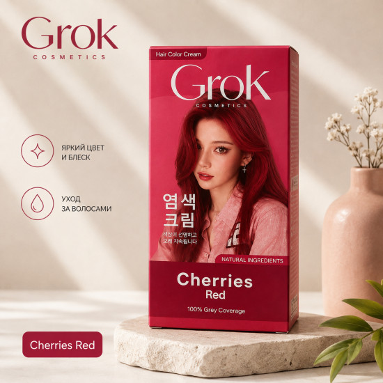 Краска Grok Cherrie Red GK-13