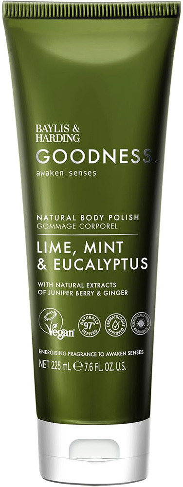 Скраб для тела «Goodness Awaken Lime, Mint&Eucalyptus Body Polish» | Baylis & Harding