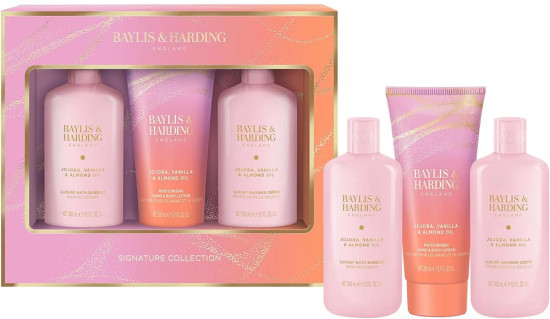 Набор подарочный «Jojoba, Vanilla&Almond Oil Luxury Bathing Essentials Gift Set Y26»