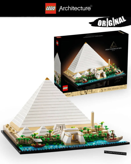 Architecture ЛЕГО Великая пирамида Гизы 21058