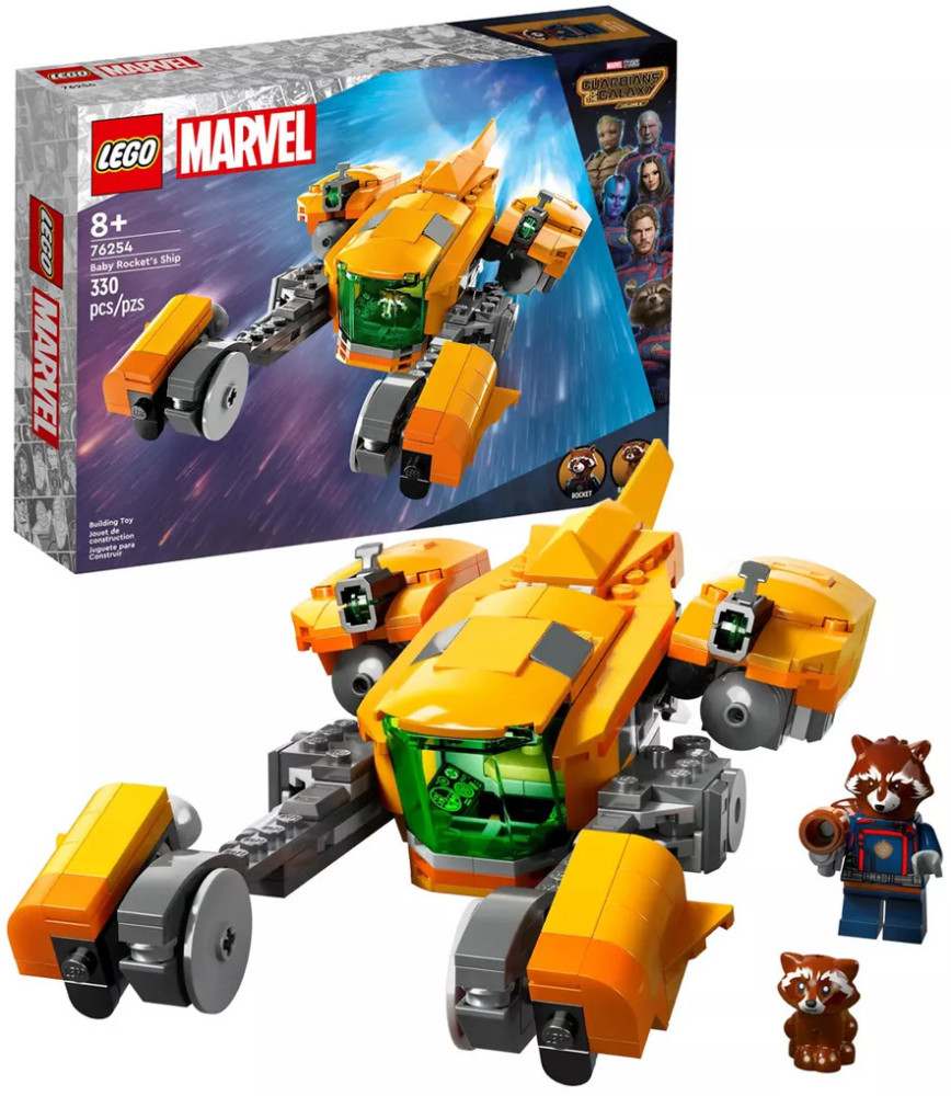 Супер Герои Малыш Ракета и Корабль 76254 | Super Heroes | LEGO (ЛЕГО)