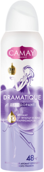 Dramatique дезодорант-аэрозоль Орхидея и гранат, 150 мл