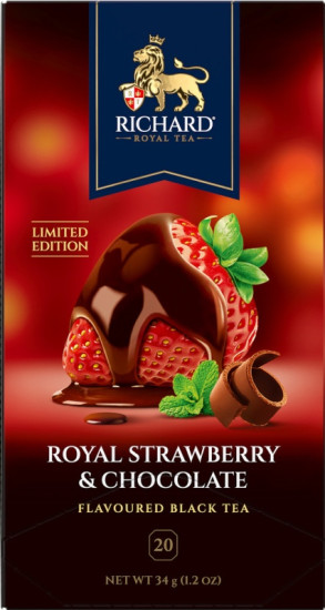 Чай черный ароматизированный «Royal Strawberry & Chocolate»