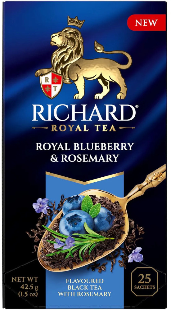 Чай черный «Royal Blueberry & Rosemary» | Richard