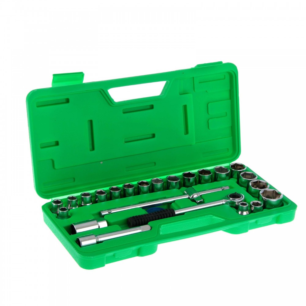 Набор торцевых головок «TUNDRA basic» универсальный в кейсе 25 предметов | Basic | Tundra