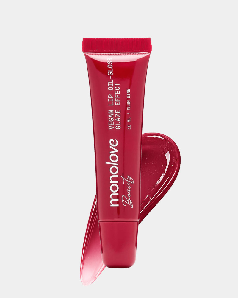 Масло блеск для губ Vegan lip oil gloss glaze effect | Monolove