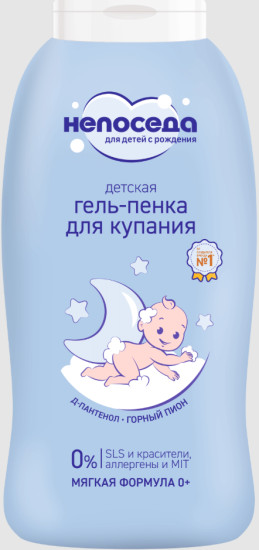 Гель-пенка для купания детская , 400мл