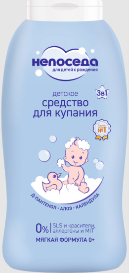 Средство для купания 3в1 детское , 400мл