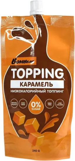 Соус десертный без сахара мягкая карамель, 240 г