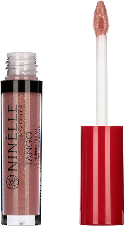 Блеск для губ «Tango Ultrashining Lipgloss», тон 714 Розовый нюд с шиммером | Ninelle