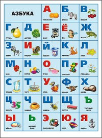 Плакат. Азбука | Плакаты на картоне