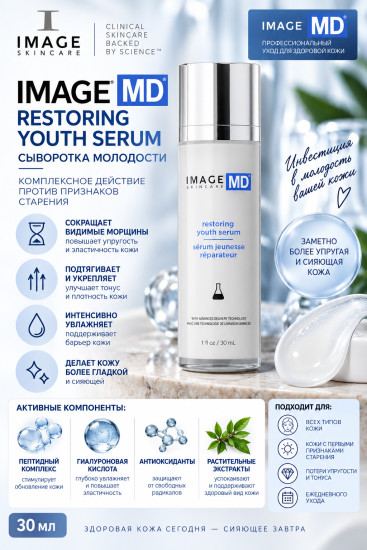 IMAGE MD Restoring Youth Serum — омолаживающая сыворотка для лица 30 мл