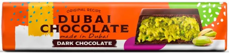 Темный шоколад с начинкой из фисташковой пасты и хрустящей кунафы «Dubai Chocolate» | Katrina Factory FZE