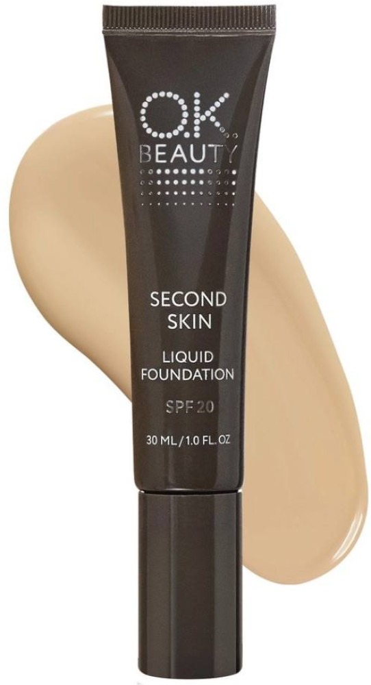 Тональный крем «Second Skin Liquid Foundation» SPF 20, оттенок Nude | O.K. Beauty