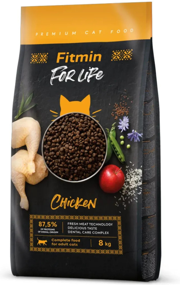 Сухой корм для взрослых кошек For Life Adult Chicken с курицей | Fitmin