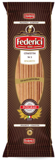 Spaghetti (Спагетти) цельнозерновые, 400г