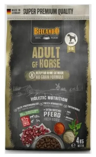 Сухой беззерновой корм Adult GF Horse для взрослых собак всех пород, с кониной | Belcando