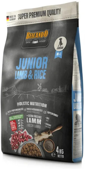 Сухой гипоаллергенный корм Junior Lamb & Rice для щенков крупных пород от 4 месяцев, с ягненком и рисом