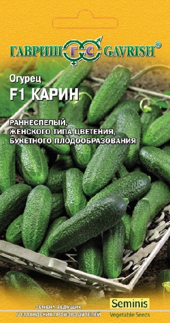 Семена. Огурец «Карин F1», 8 шт | Семена ведущих голландских производителей | Гавриш