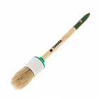 Кисть круглая «TUNDRA basic» натуральная щетина, деревянная ручка №6 (30 мм)