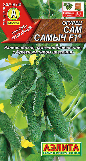 Семена. Огурец «Сам самыч F1», 0.25 г | Удачный урожай | Аэлита
